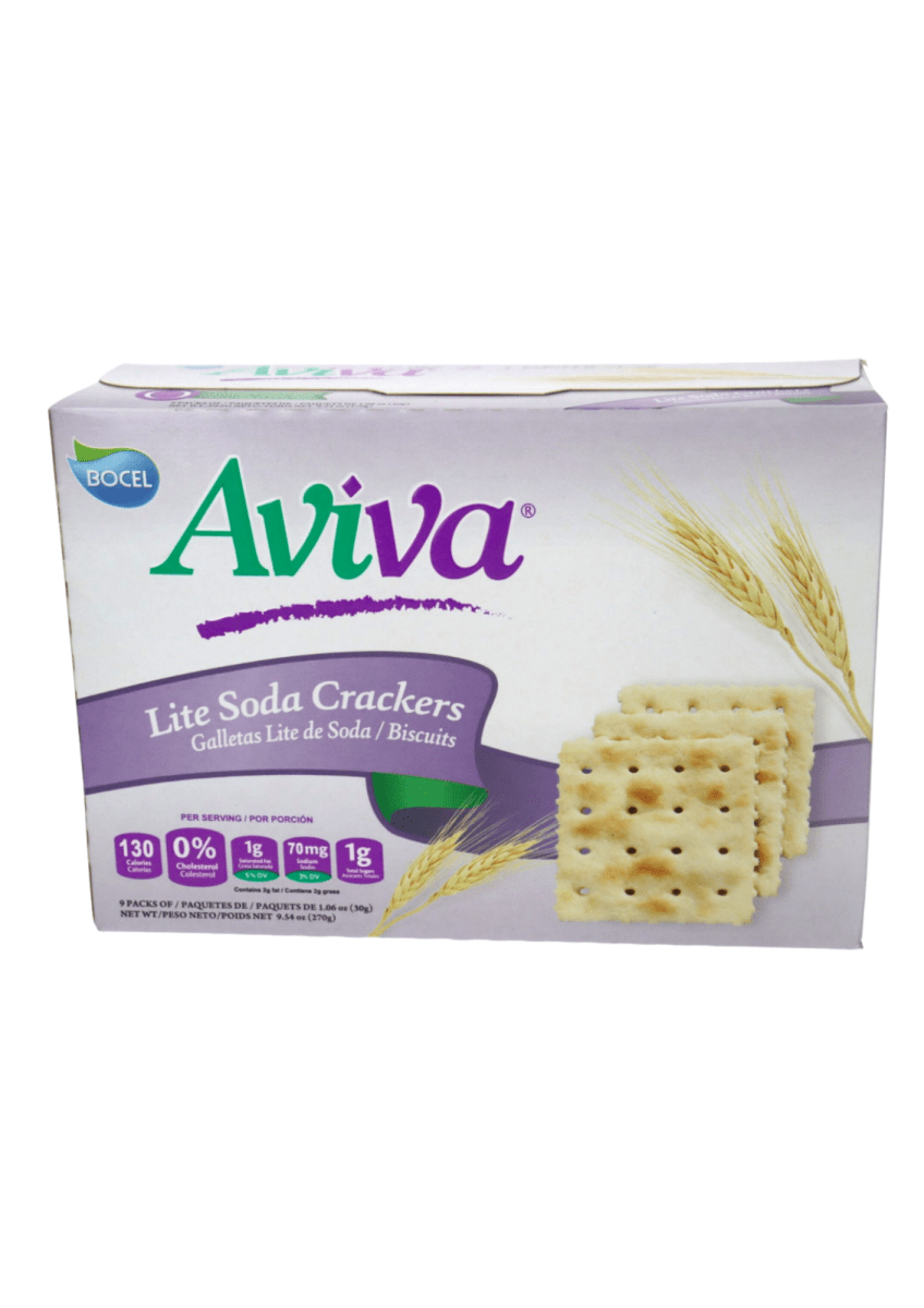 AVIVA SODA LITE CRACKERS 24/9/4 1.06 OZ 30 GR - SUPERMIX
