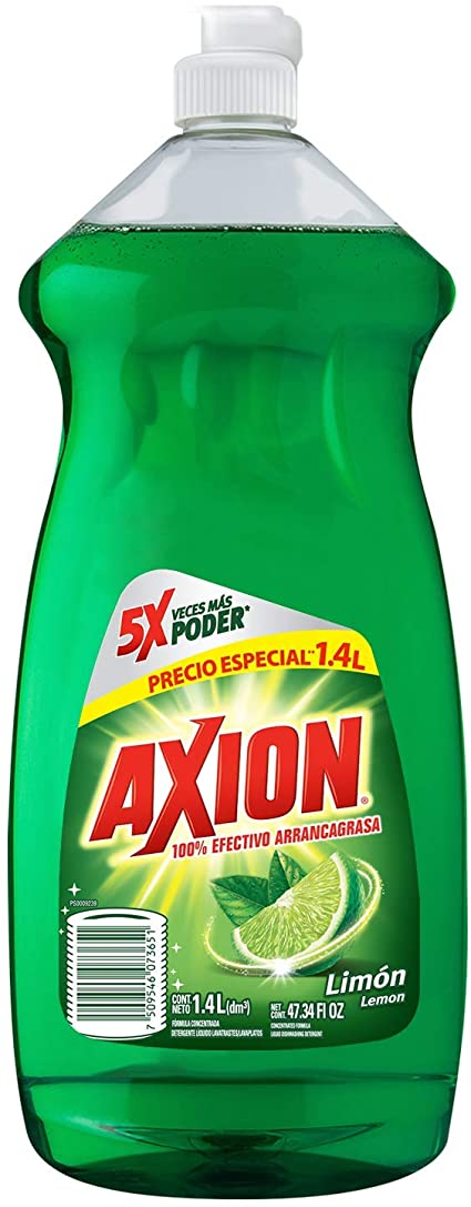 AXION LAVAPLATOS LIQUIDO LIMON 1.4 LIT - SUPERMIX