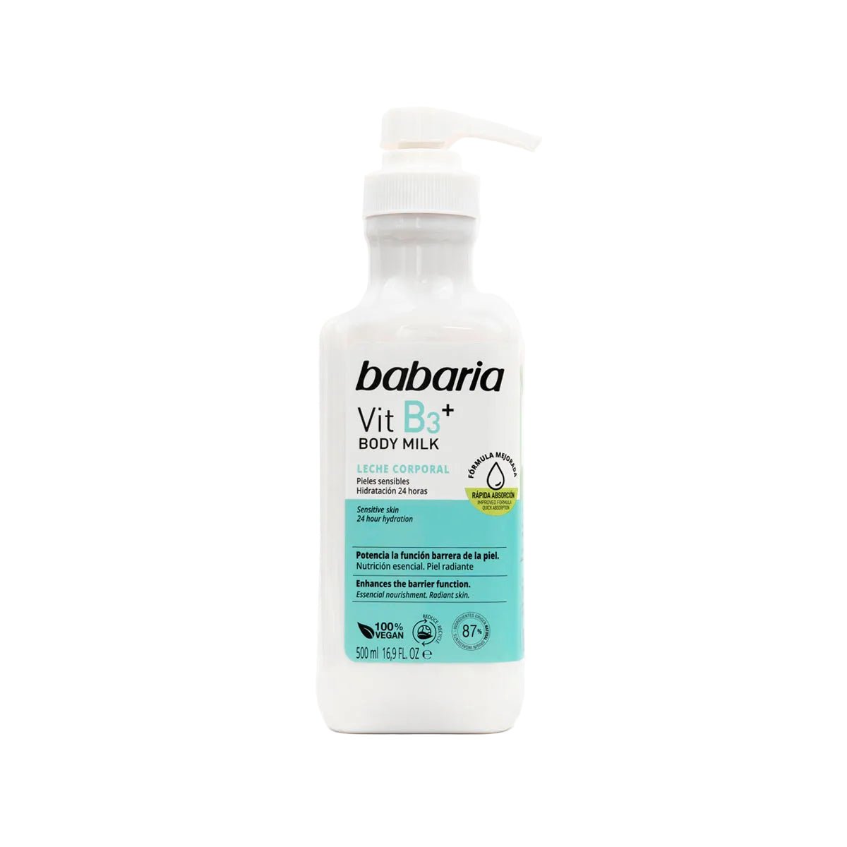 BABARIA BODY MILK VIT B3 500ML - SUPERMIX