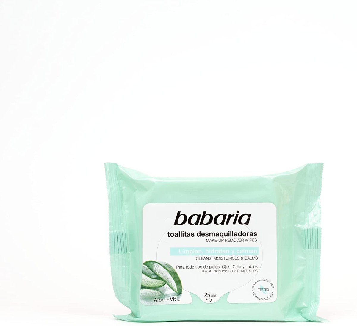 BABARIA TOALLITAS DESMAQUILLADORAS ALOE 25 UND - SUPERMIX