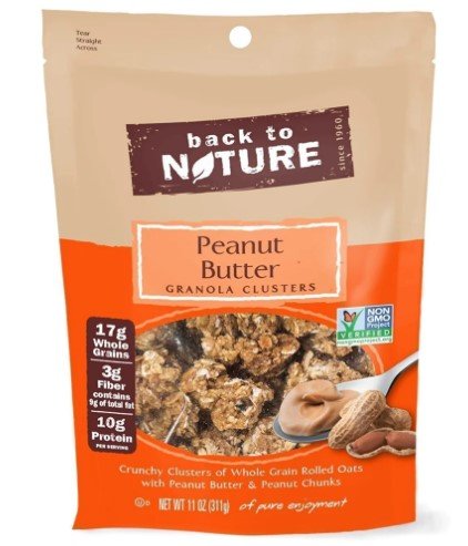 BACKTO GRANOLA CLUSTERS PNUT BTR 11 OZ - SUPERMIX
