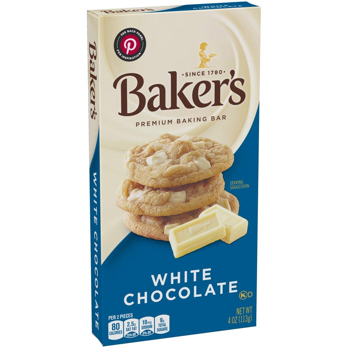BAKERS WH CHOC BAKING BAR 4 OZ - SUPERMIX