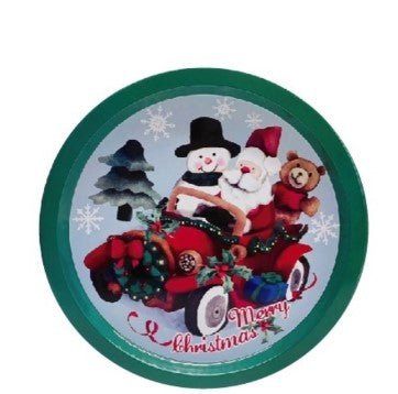 BANDEJA DE NAVIDAD CON DISEÑO DE 32 CM - SUPERMIX