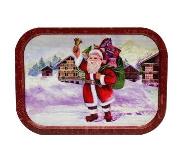 BANDEJA RECTANGULAR DE NAVIDAD 40 X 28.5 CM - SUPERMIX