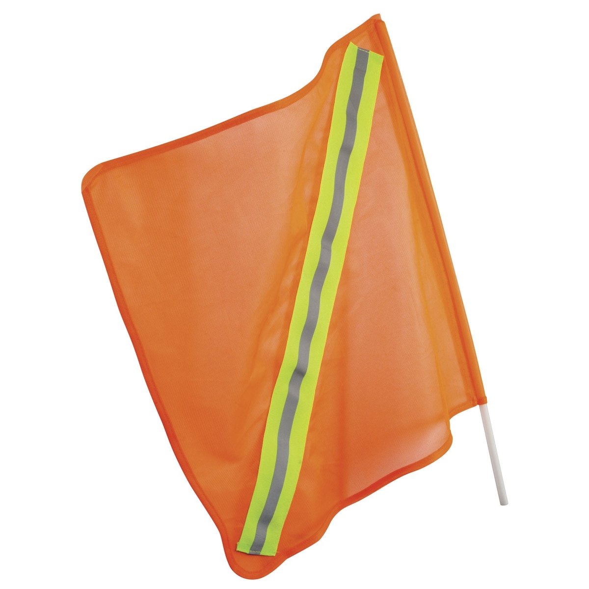 BANDEROLA VIAL CON CINTA REFLECTIVA NARANJA TRUPER - SUPERMIX