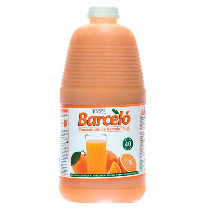 BARCELO JUGO CONCENTRADO DE NARANJA 1/2 GAL - SUPERMIX