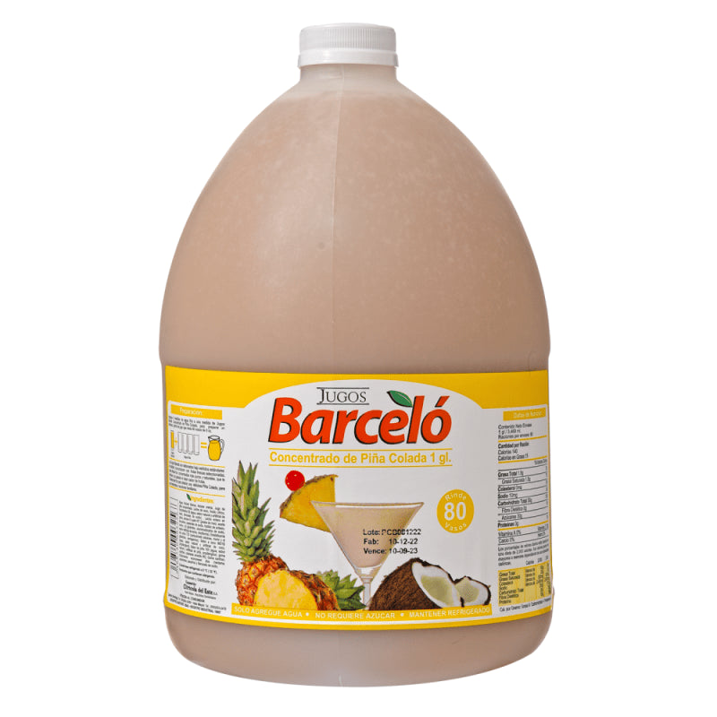 BARCELO JUGO CONCENTRADO DE PINA COLADA 1 GAL - SUPERMIX