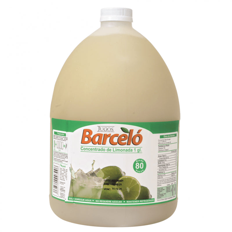 BARCELO JUGO CONCENTRADO LIMONADA 1 GAL - SUPERMIX