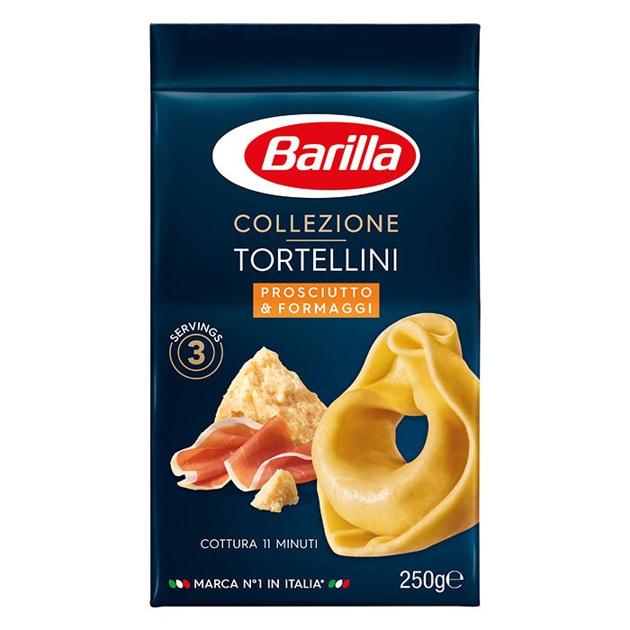 BARILLA PASTA TORTELLINI PROSCIUTTO & FORMAGGI 250 GR - SUPERMIX