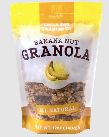 BARNAN GRANOLA BANANA NUT 12 OZ - SUPERMIX