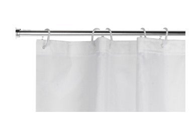 BARRA P/CORTINA RECTA REFOR. CROMO 8 PIES - SUPERMIX