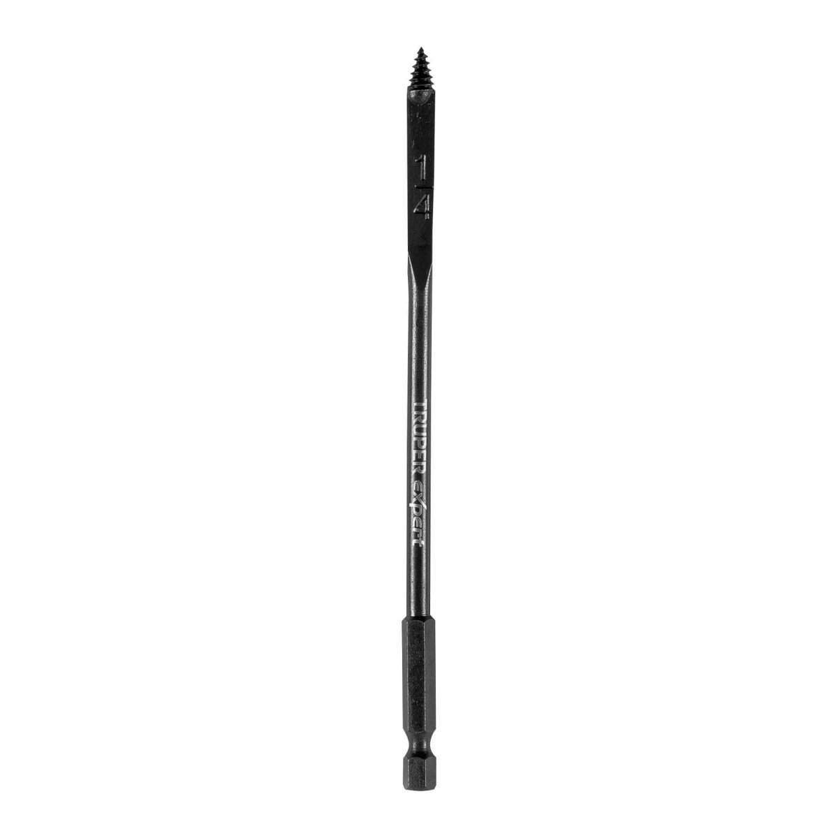 BARRENA 7/16" X 6" PLANA PARA MADERA DE OXIDO NEGRO TRUPER EXTERT.. - SUPERMIX