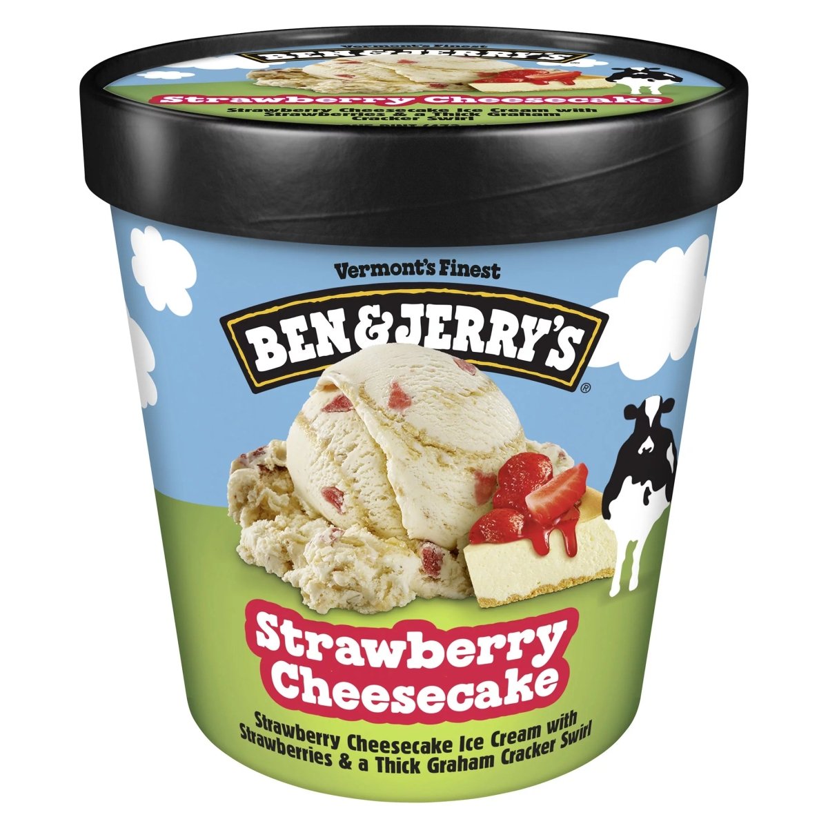 BEN & JERRY'S HELADO SREWBERRY CHEESE CAKE 16 OZ - SUPERMIX