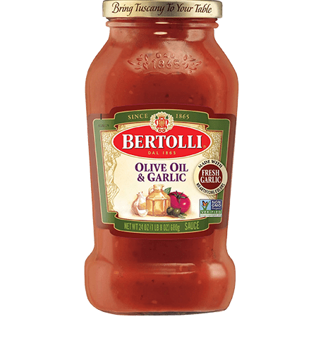 BERTOLLI OLIVE OIL & GARLIC 6P 24OZ - SUPERMIX