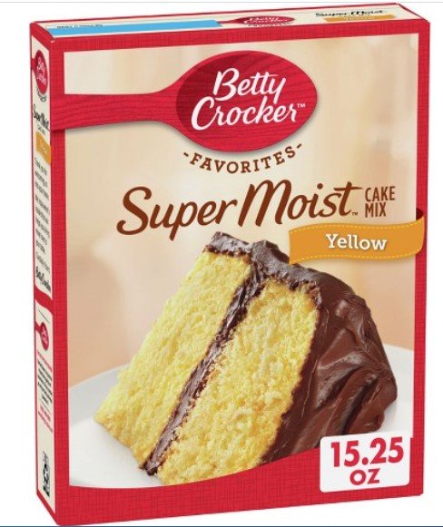 BETTY CROCKER SUPERMOIST MEZCLA AMARILLA 15.25 OZ - SUPERMIX