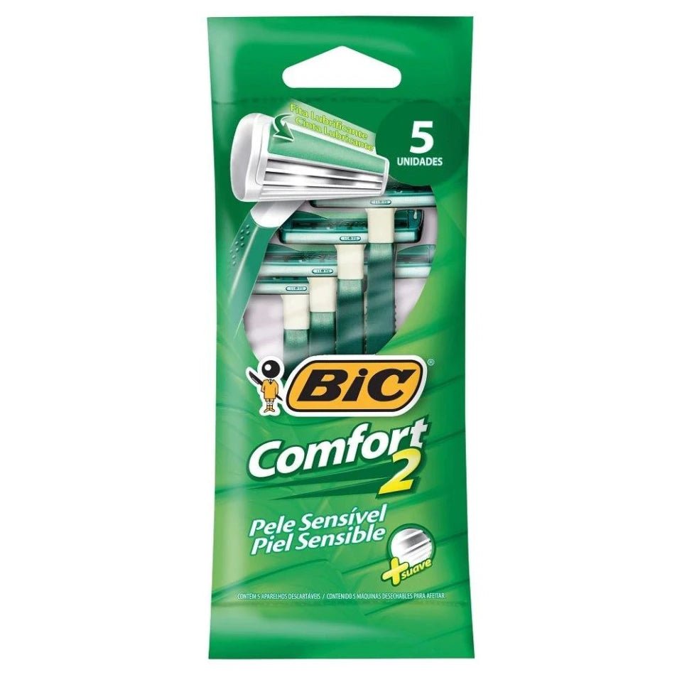 BIC COMFORT 2 SENSITIVE RASURADORA 5 PZA - SUPERMIX