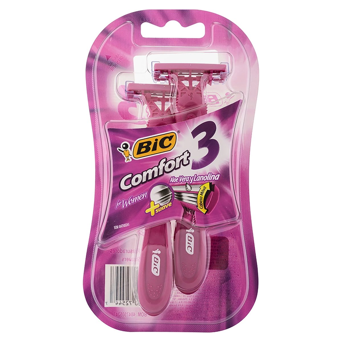 BIC RASURADORA COMFORT 3 ADVANCE SENSITIVE 2 PZA - SUPERMIX