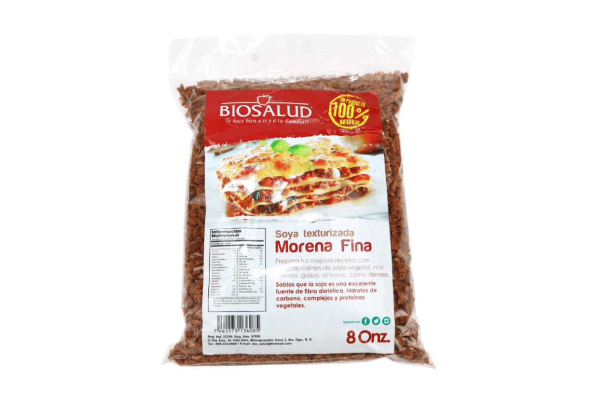 BIO SALUD CARNE DE SOYA MORENA FINA TEXTURIZADA 200 N 8 OZ - SUPERMIX