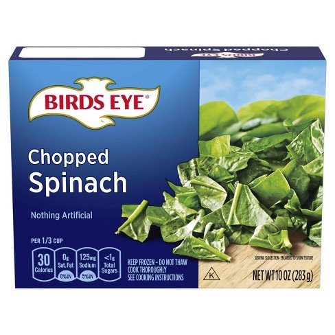 BIRDSEYE SPINACH CHOPPED 10 OZ - SUPERMIX