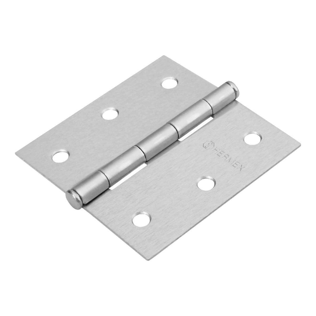 BISAGRA 3 1/2" CROMO MATE PERNO SUELTO CABEZA PLANA HERMEX BASIC - SUPERMIX