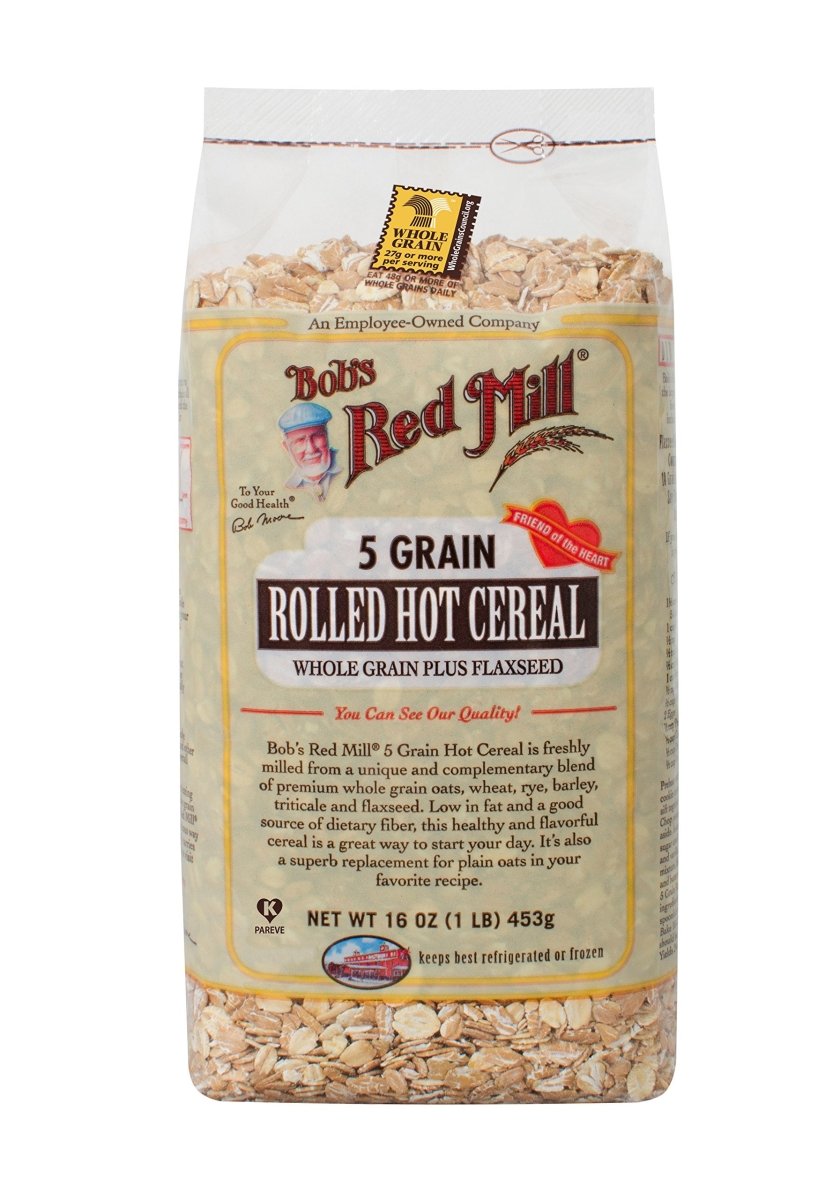 BOB S CEREAL 5 GRAIN ROLLED 16 OZ - SUPERMIX