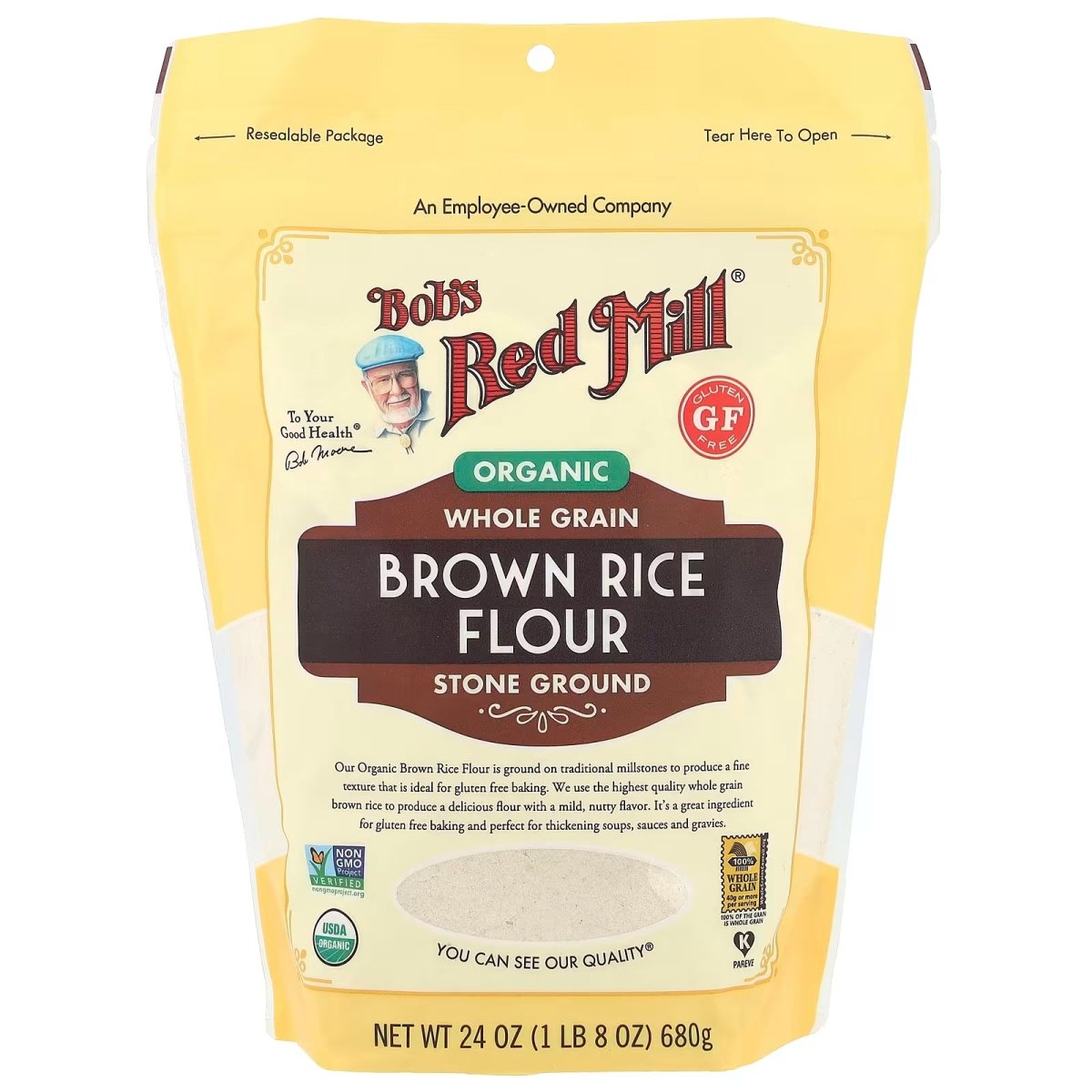 BOB S RED MILL HARINA BROWN RICE FLOUR 24 OZ - SUPERMIX