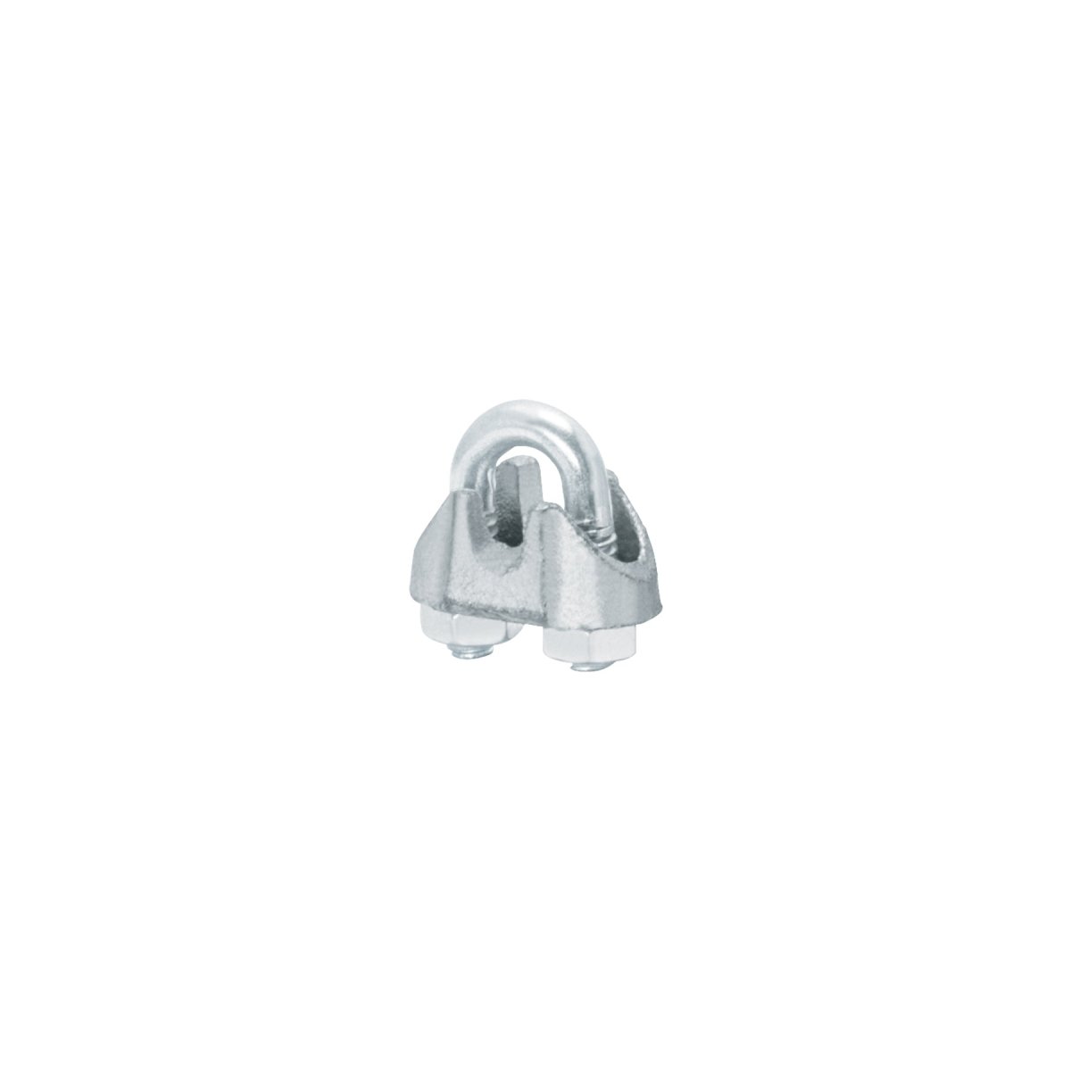 BOLSA C/100 NUDOS DE HIERRO P/CABLE 1/8".. - SUPERMIX