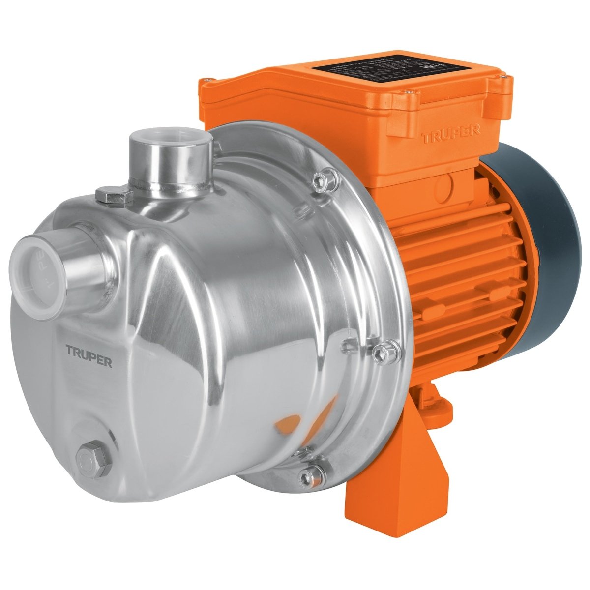 BOMBA 3/4 HP TIPO JET PARA AGUA ACERO INOXIDABLE TRUPER - SUPERMIX
