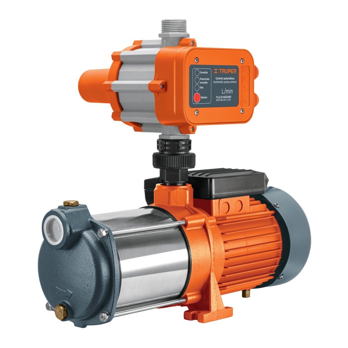 BOMBA CENTRIFUGA 1 1/3 HP PRESURIZADORA MULTIETAP - SUPERMIX