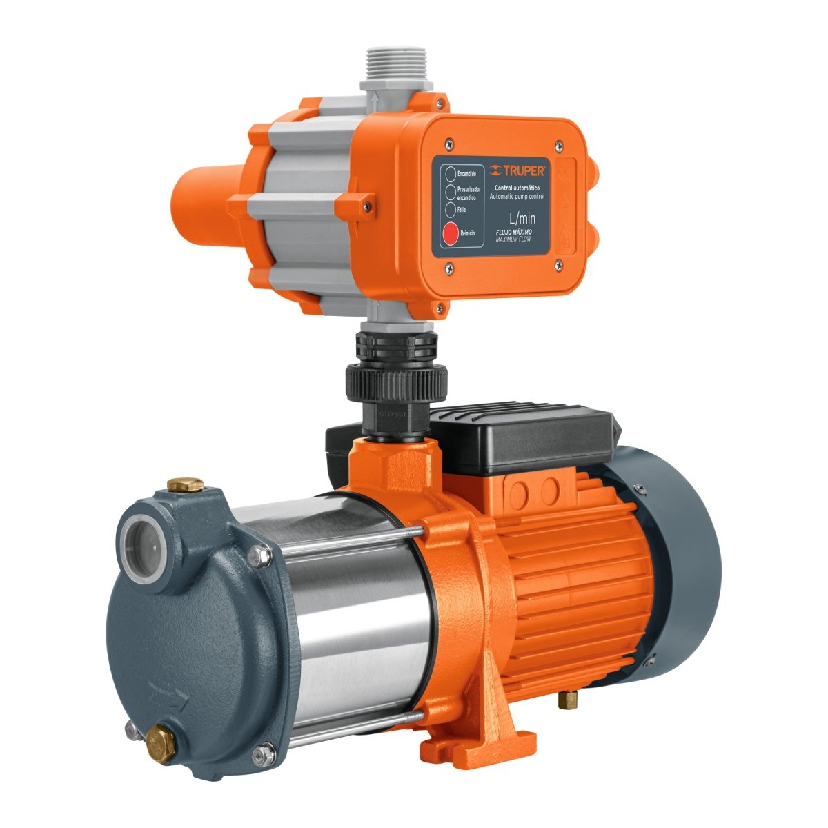 BOMBA CENTRIFUGA 1 HP PRESURIZADORA MULTIETAP - SUPERMIX