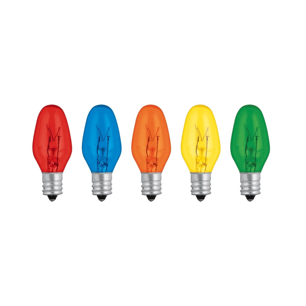 BOMBILLOS LUZ INCANDECENTE VARIOS COLORES 75WATTS ROCA 12 - SUPERMIX