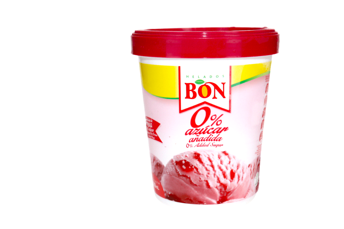 BON HELADO FRESA CON CHUNKS FRESA 0% AZ 1 PINTA - SUPERMIX