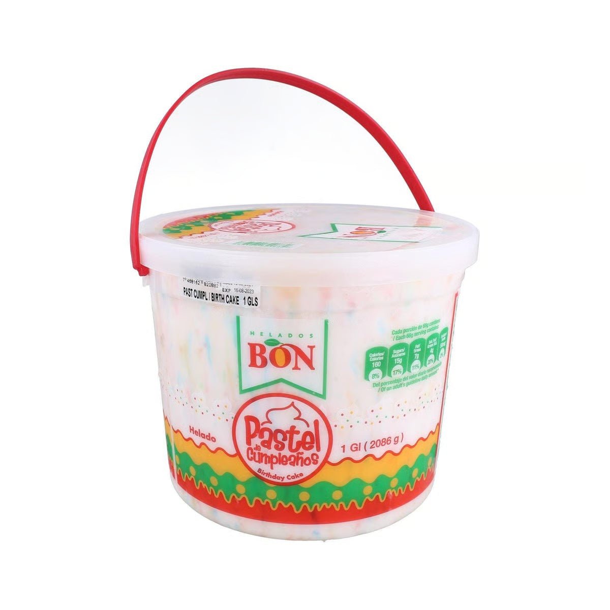 BON HELDO PASTEL DE CUMPLEAÑOS 1 GL - SUPERMIX