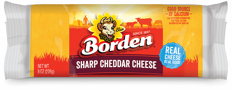 BORDEN QUESO BARRA CHEDDAR EX SHRP 8 OZ - SUPERMIX