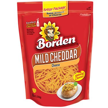 BORDEN QUESO RALLADO TRIPLE CHEDDAR 8 OZ - SUPERMIX