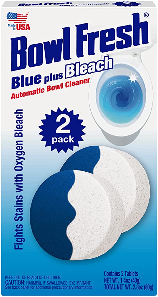 BOWL FRESH PIEDRA DESINFECTANTE AZUL PLUS BLEACH P/TANQ. 1.7 OZ - SUPERMIX