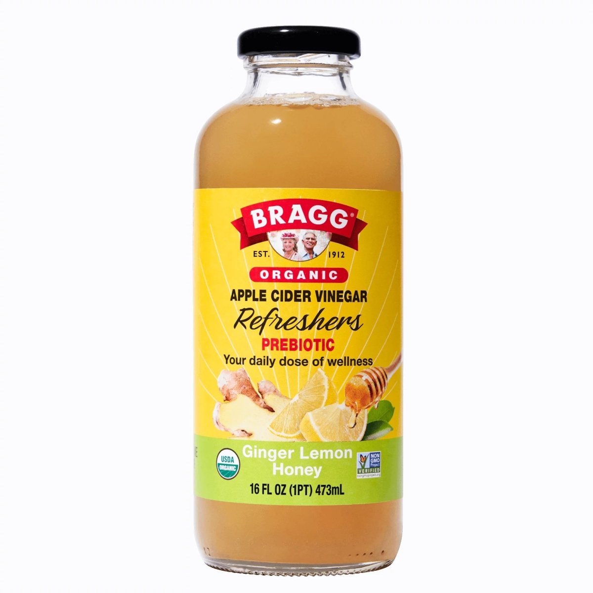BRAGG REFRESHERS GINGER LEMON HONEY 16 OZ - SUPERMIX
