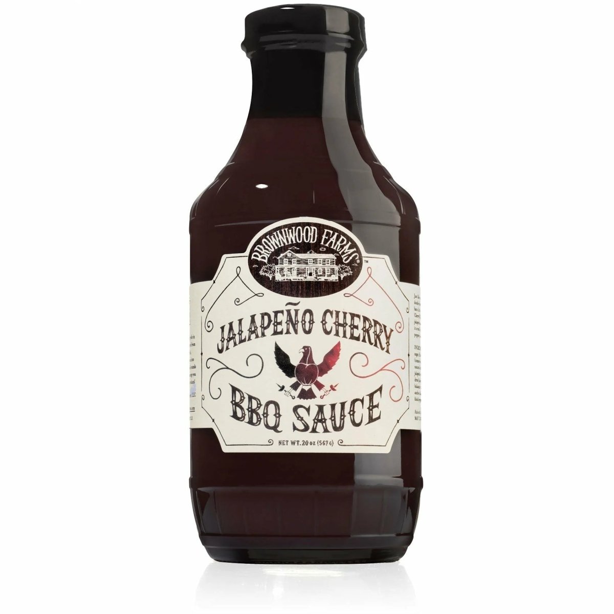 BROWNWOOD FARMS BBQ SAUCE JALAPEÑO CHERRY 20 OZ - SUPERMIX