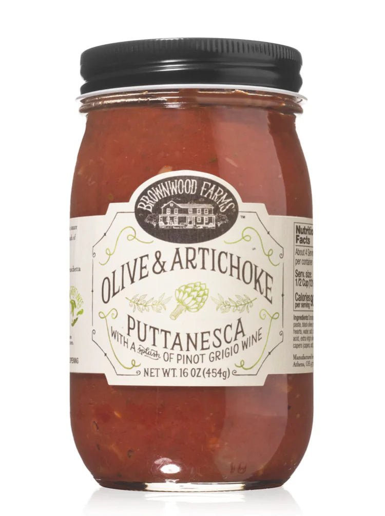 BROWNWOOD FARMS SALSA OLIVE & ARTICHOKE 16 OZ - SUPERMIX