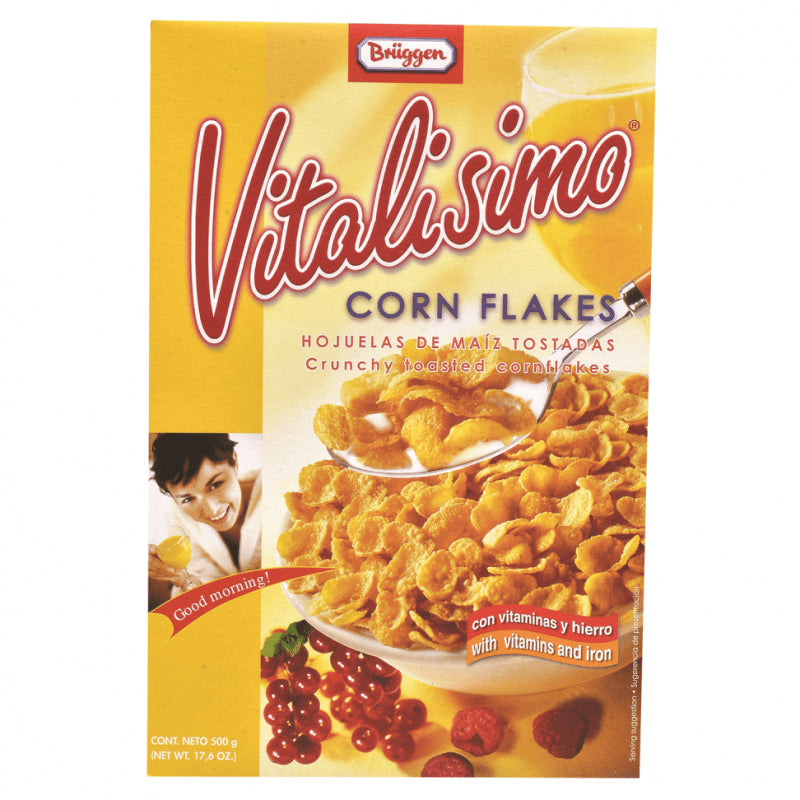 BRUGGEN CEREAL VITALISIMO MULTICEREAL CORN FLAKES 500 GR - SUPERMIX