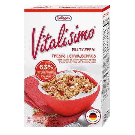 BRUGGEN CEREAL VITALISIMO MULTICEREAL MINI FOUR PACK (4) 45GR - 50865 - SUPERMIX