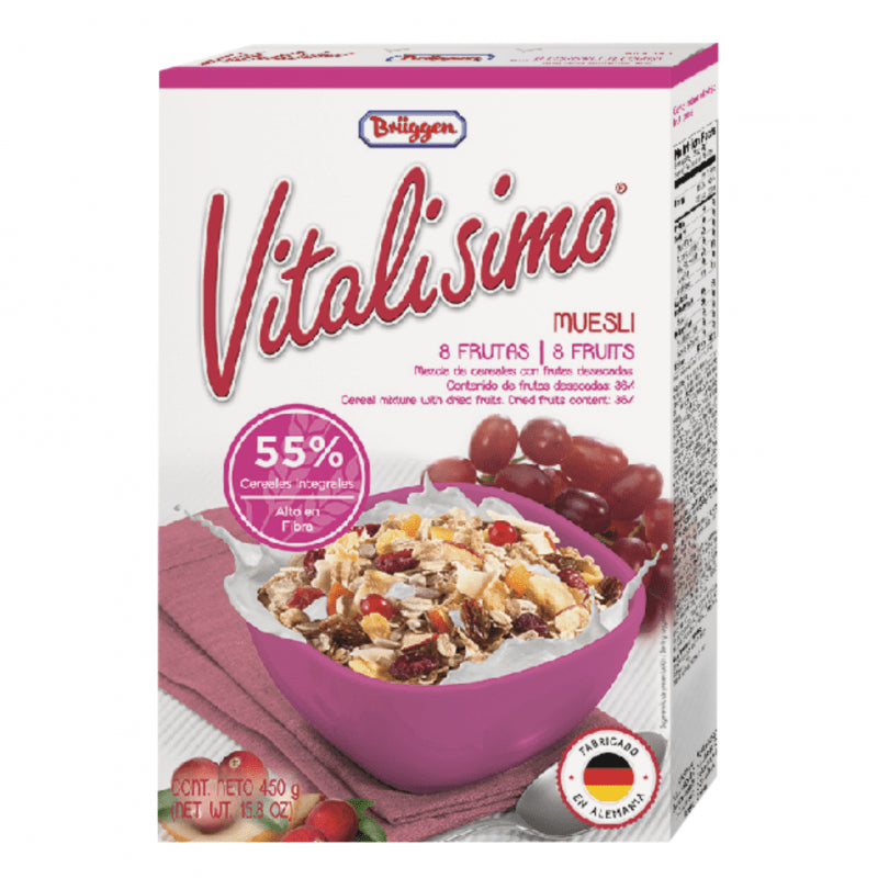 BRUGGEN VITALISIMO MUESLI FRUTAS Y SEMILLAS 450 GR - SUPERMIX