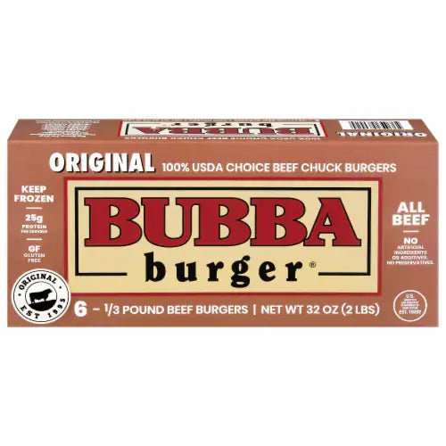 BUBBA ORIGINAL BURGER 2 LB - SUPERMIX