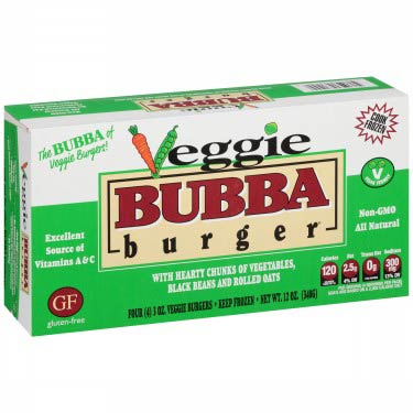 BUBBA VEGGIE BURGER 12 OZ - SUPERMIX