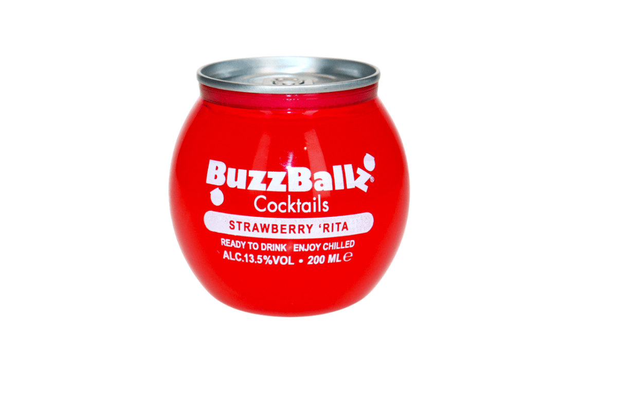 BUZZBALLZ COCKTAILS STRAWBERRY RITA 200 ML - SUPERMIX