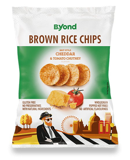 BYOND GALLETA DE ARROZ SABOR CHEDDAR 70 GR - SUPERMIX