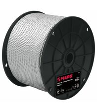 CABLE DE ACERO 1/8'' FLEXIBLE 7 X 19 HILOS ROLLO DE 75M FIERO - SUPERMIX
