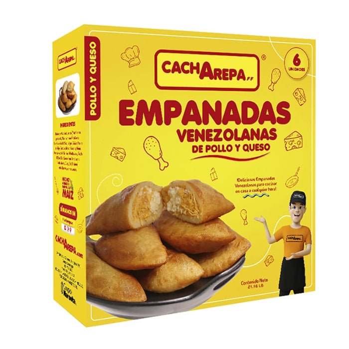 CACHAREPA EMPANADAS VENEZOLANAS DE POLLO Y QUESO - SUPERMIX
