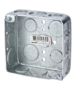 CAJA ELEC. GALV. 4X4 F25C44 RW (1/2 Y 3/4)* - SUPERMIX