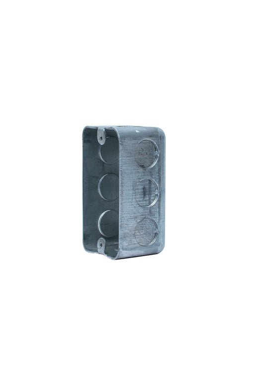 CAJA ELECTRICA 2X4 REFORZADA 1.5MM ( 1/2 ) T/USA - SUPERMIX